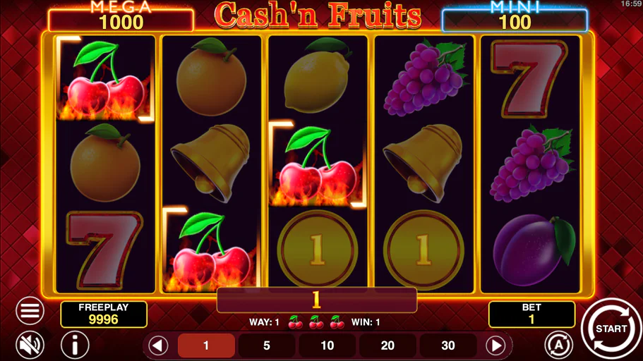Cash’n Fruits Hold And Win παιχνιδια δωρεαν φρουτακια ελληνικα